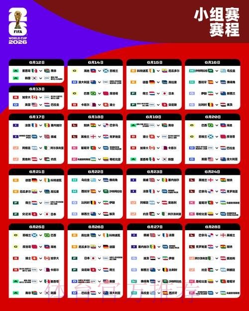 2026年世界杯C组球队名单与赛程解析